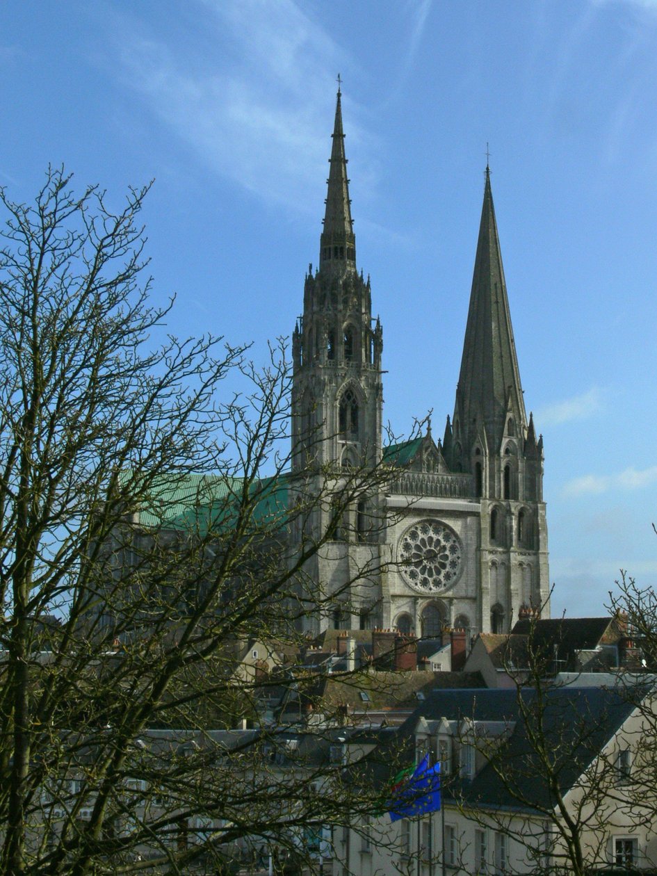 View of the Cathedral from the West by French School