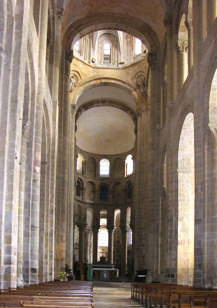 View of the nave, c.1050 by French School