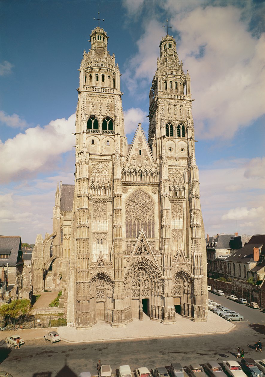 View of the west facade, 13th-15th century by French School