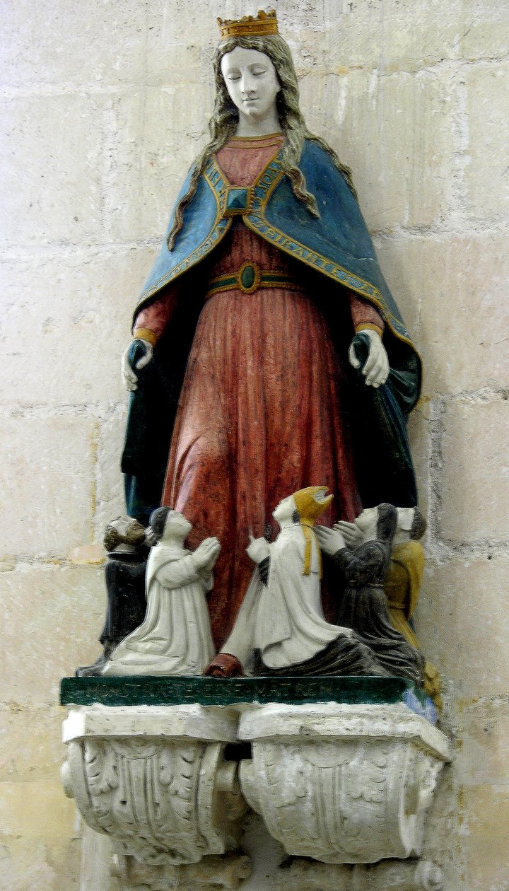 Virgin Protecting the Clergy by French School