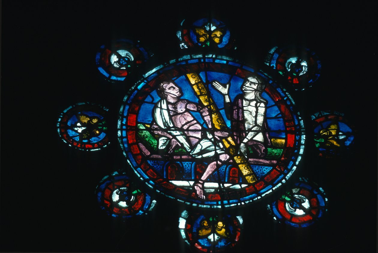 West Rose Window by French School
