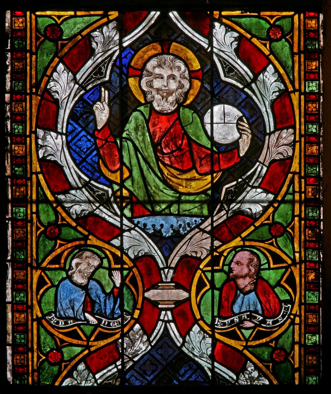 Window N-chapA depicting Christ by French School