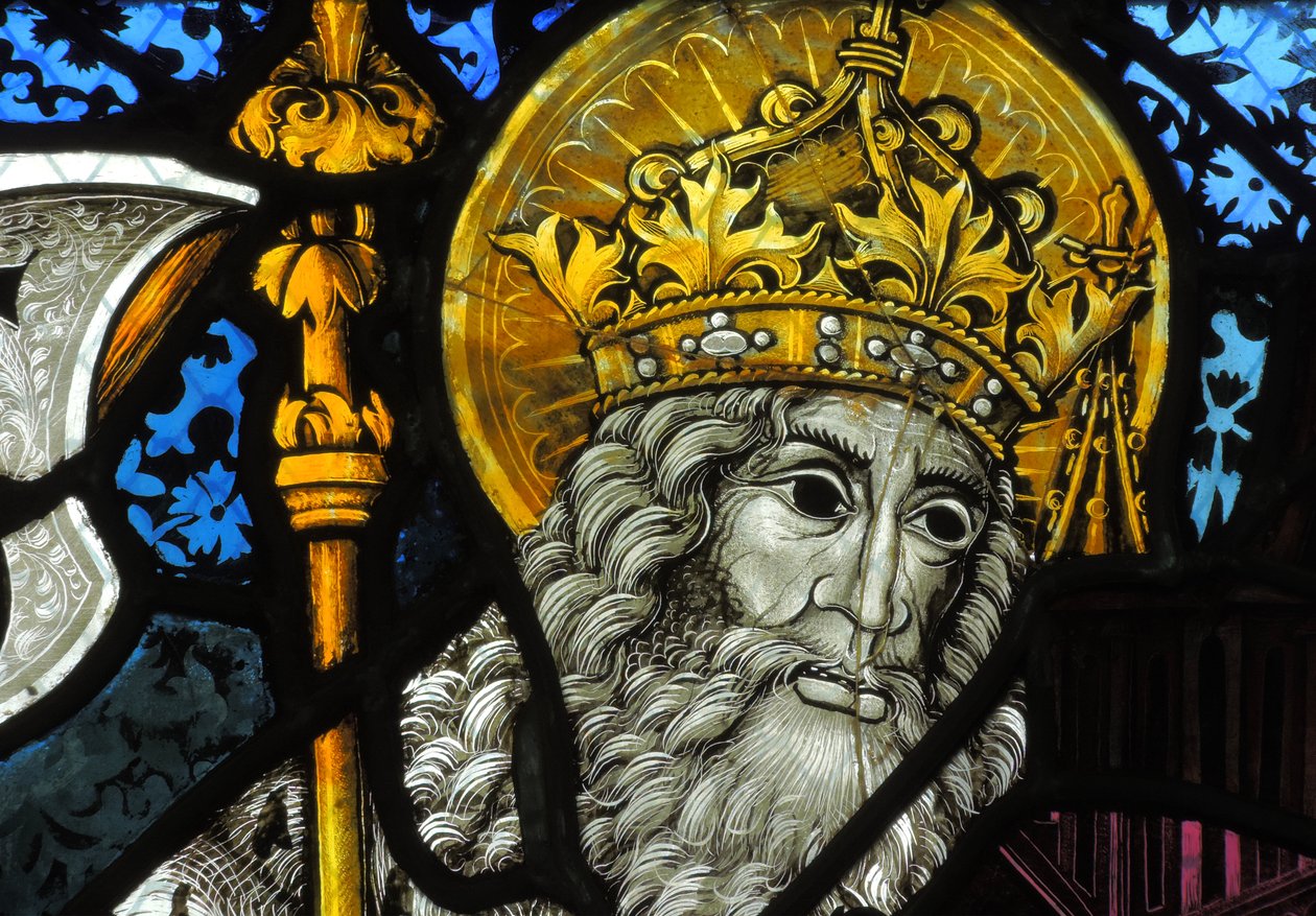 Window depicting Saint Henri de Bamberg by French School