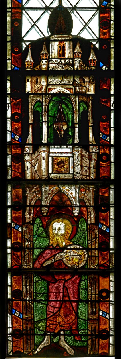Window w11 depicting St John the Baptist by French School