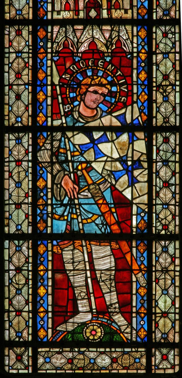 Window w203 depicting St Innocent by French School