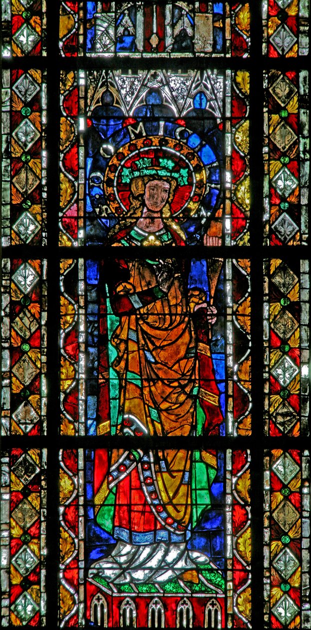 Window w204 depicting St Domitille by French School