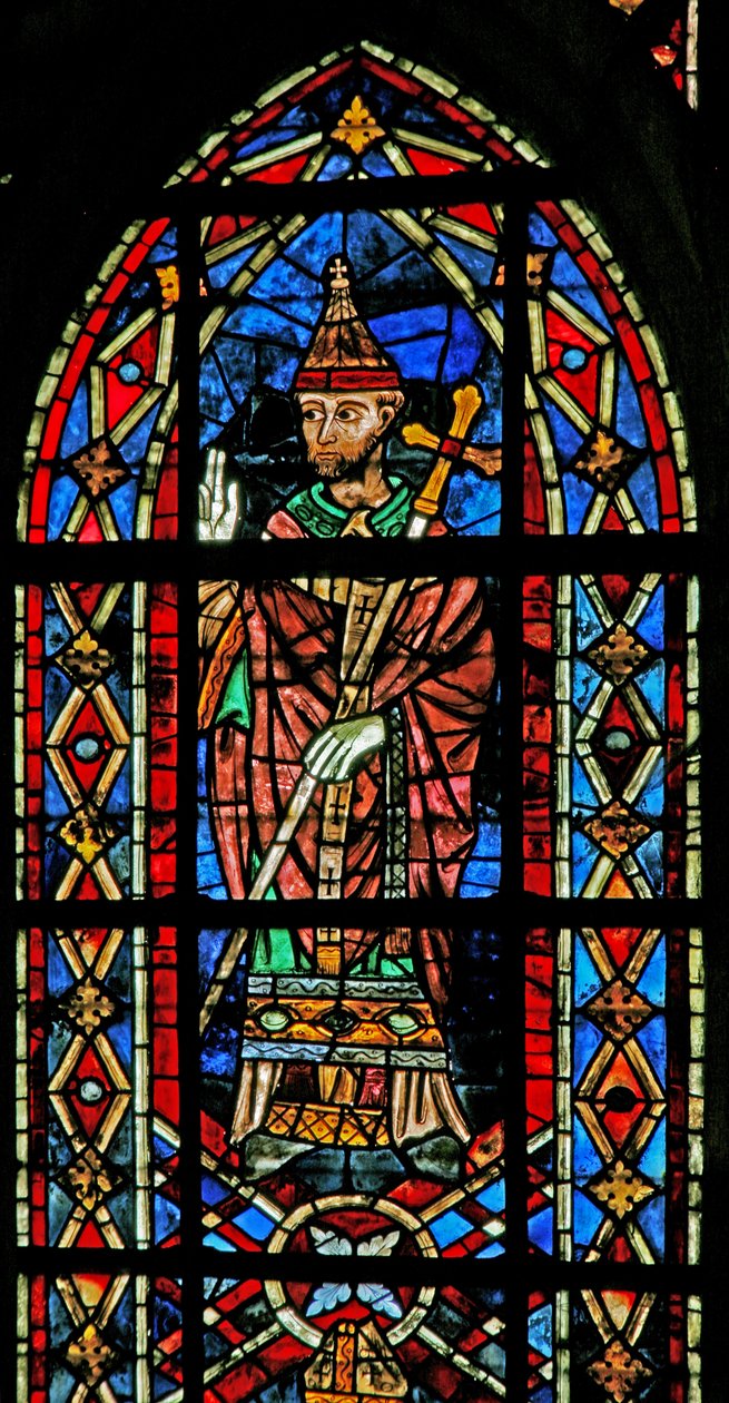 Window depicting Pope Innocent III by French School