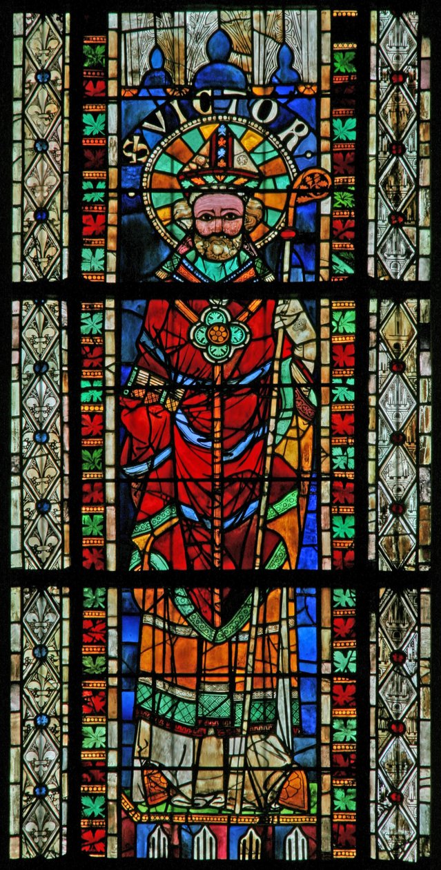 Window w207 depicting St Victor by French School