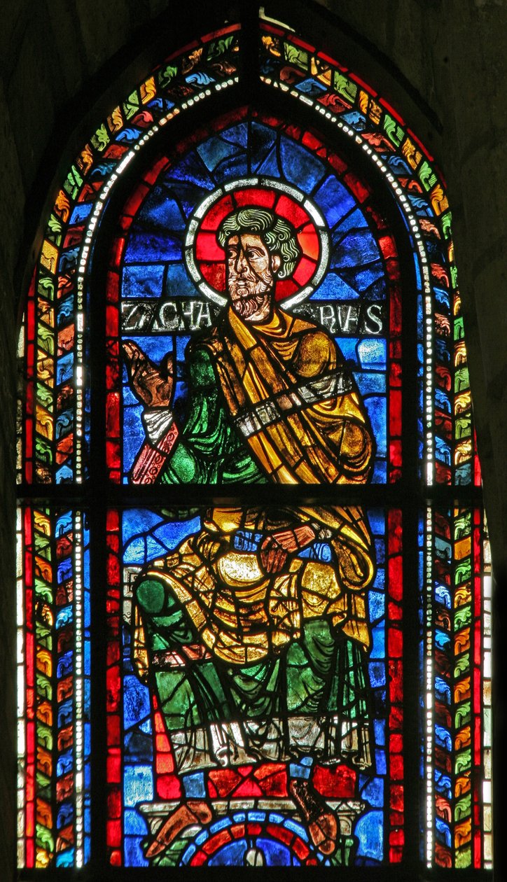 Window w207 depicting Zachariah by French School