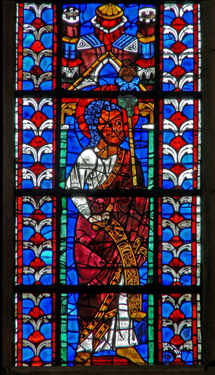 Window depicting Isaiah by French School