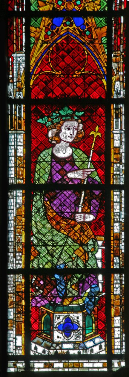 Window w212 depicting Solomon by French School