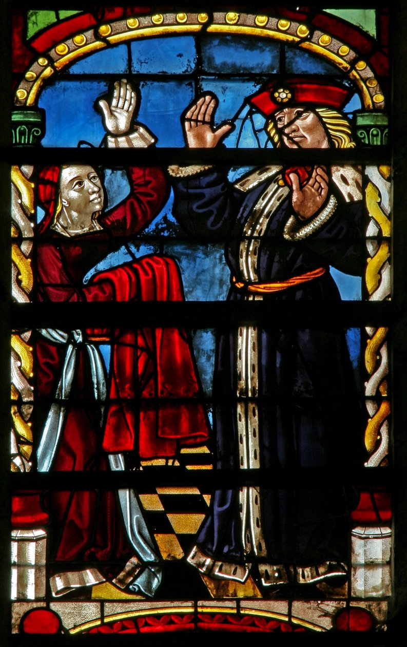 Potiphar is angry by French School