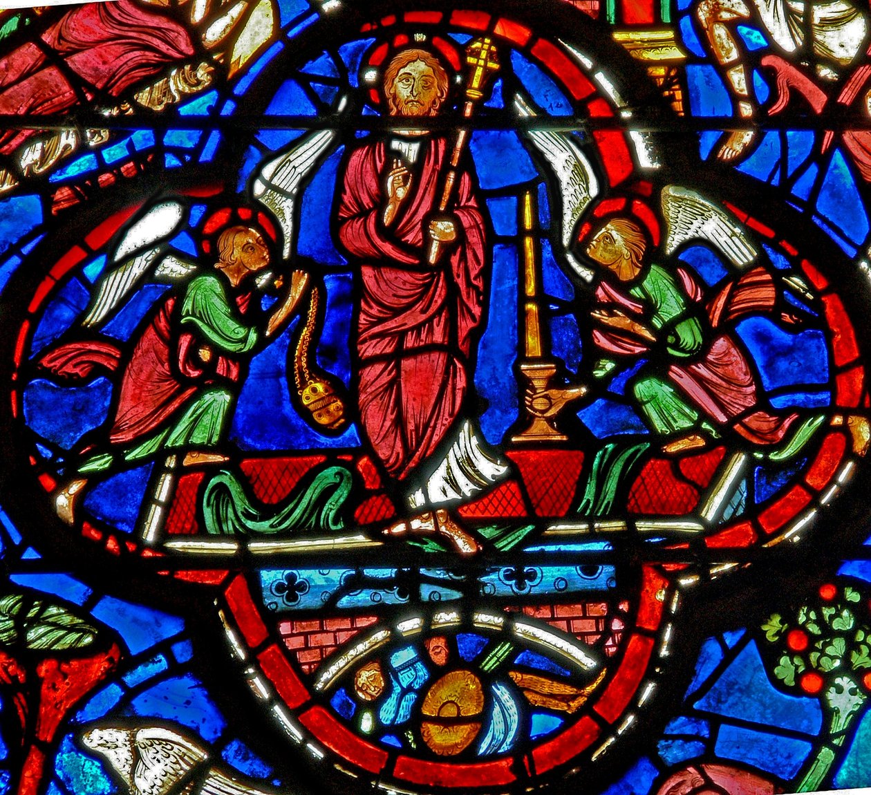 Window depicting the Resurrection by French School