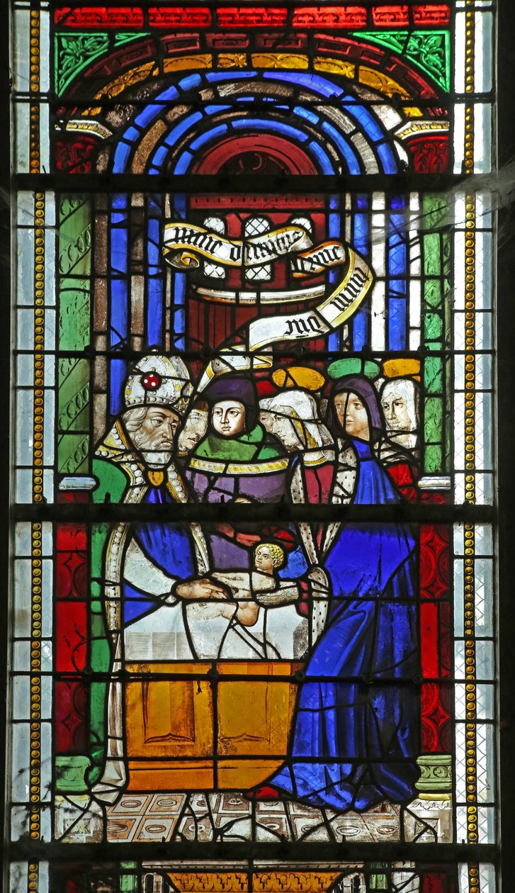 Window depicting the Circumcision by French School