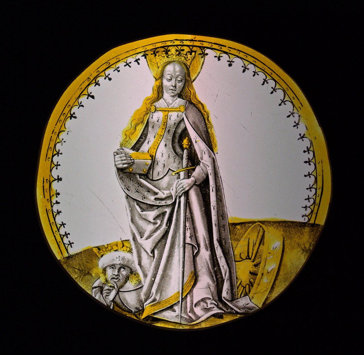 Window w66 Depicting St Catherine by French School