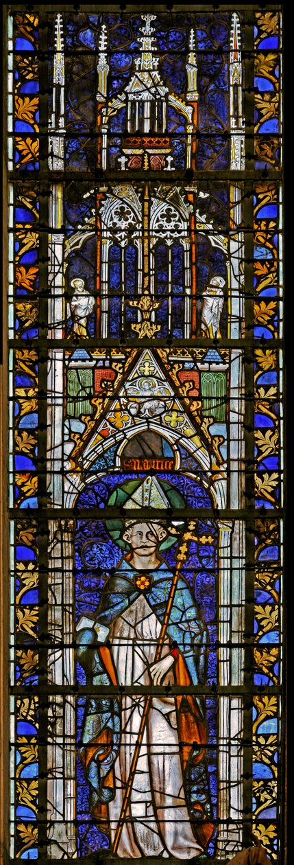 Window depicting St Maurice by French School