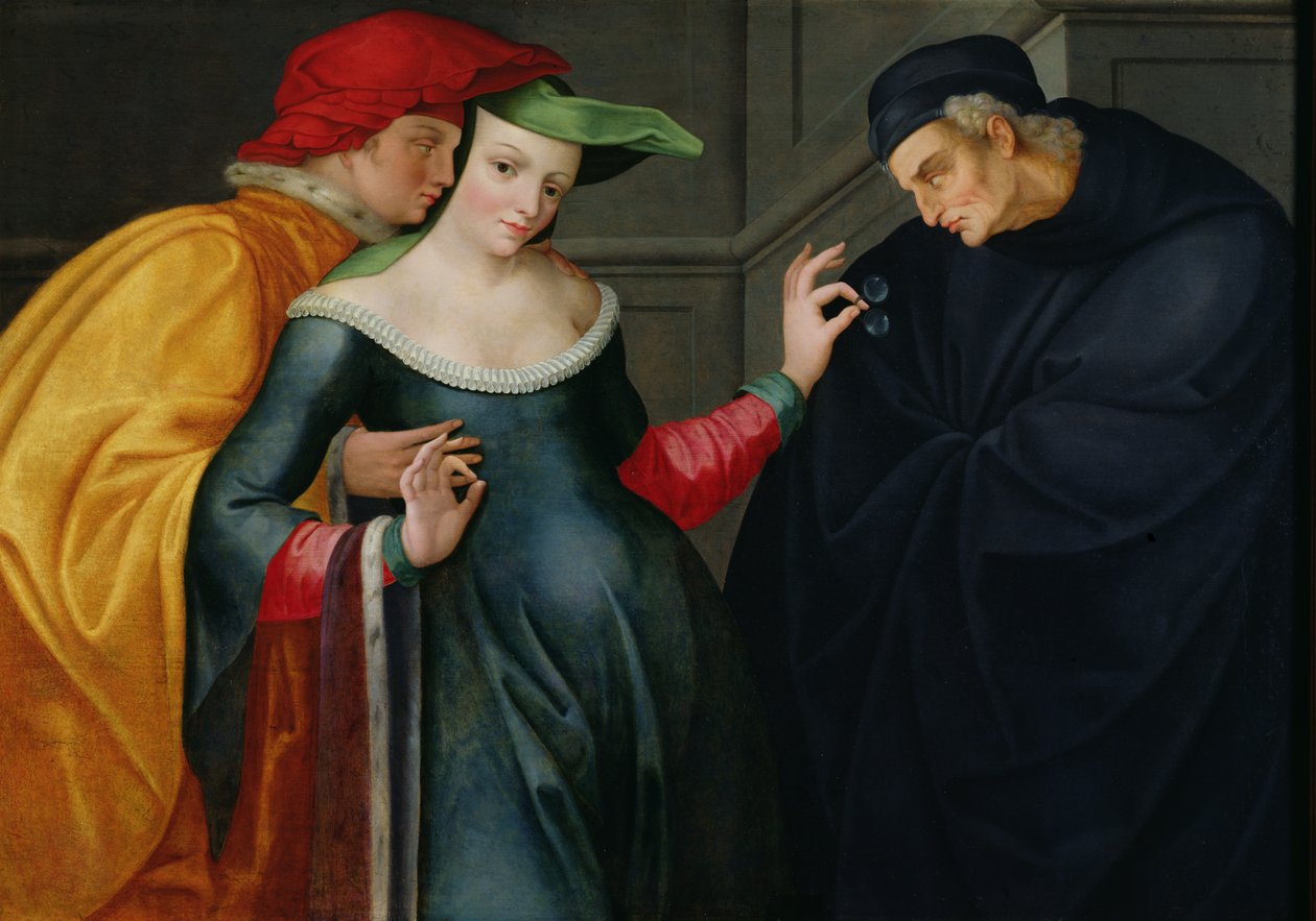 Woman Between Two Ages by French School