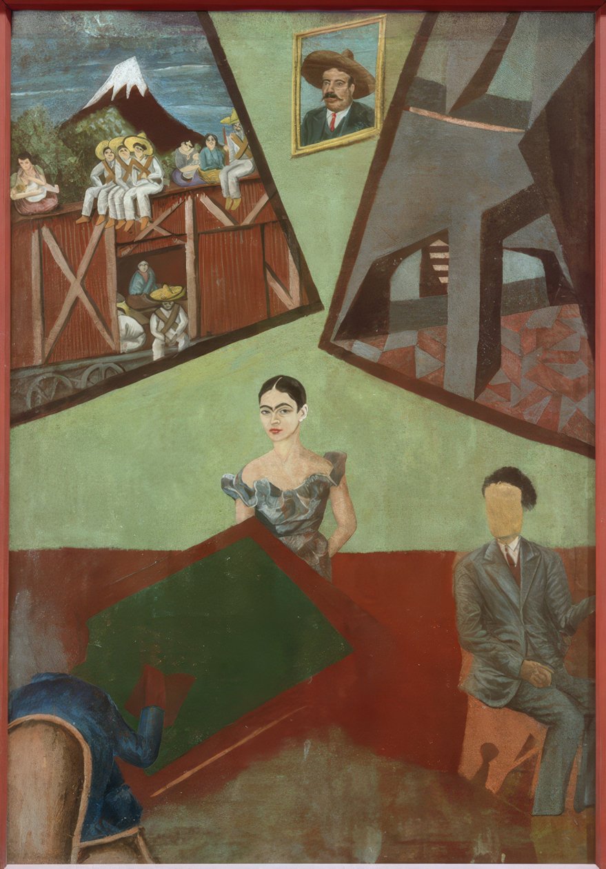 Pancho Villa and Adelita by Frida Kahlo