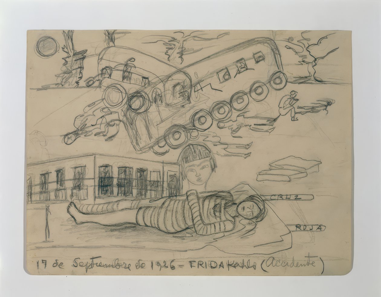 The Accident by Frida Kahlo