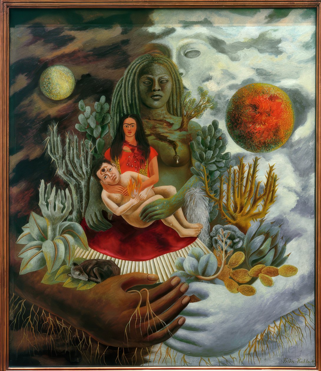The Love Embrace of the Universe by Frida Kahlo
