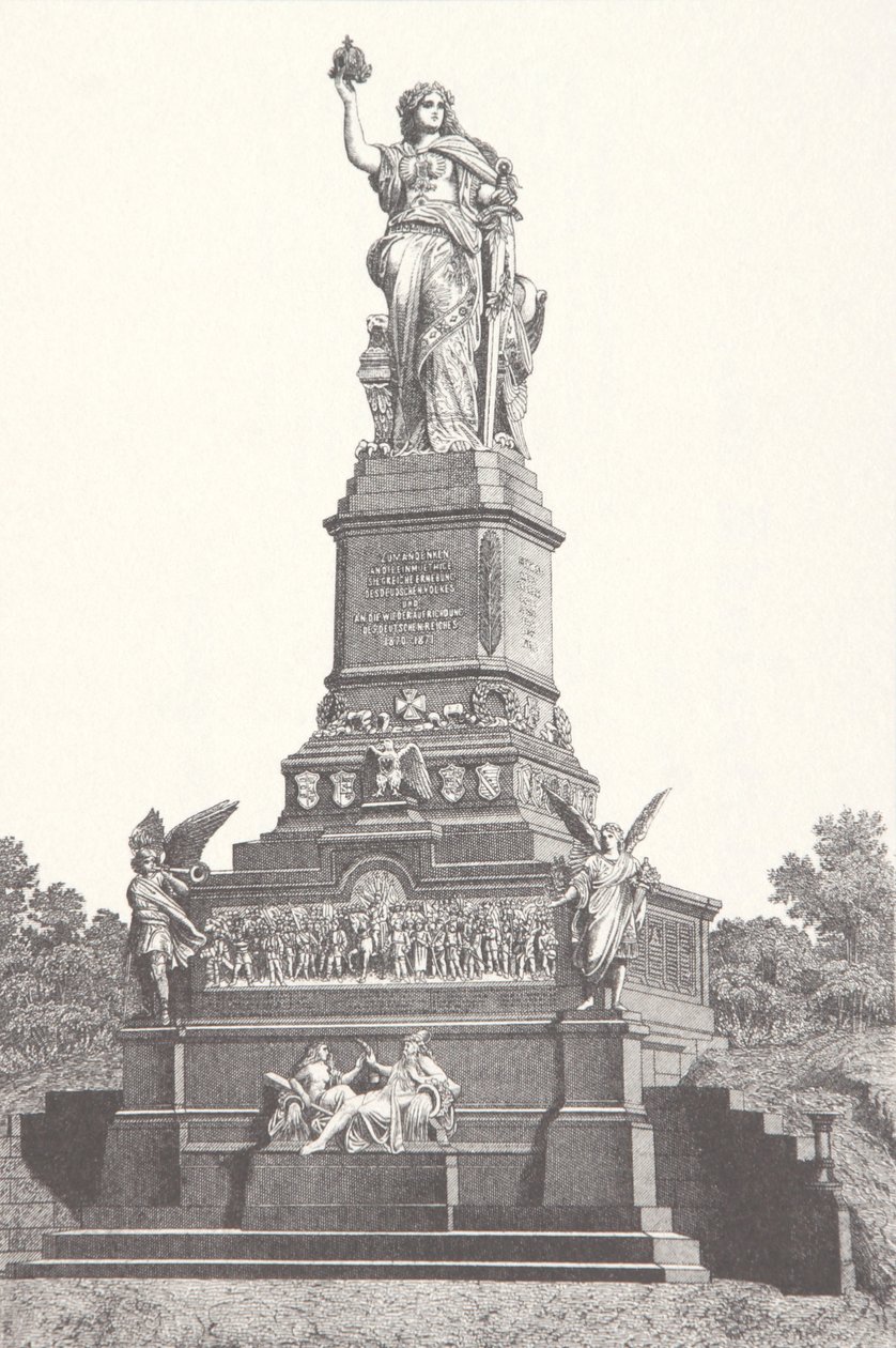 Niederwalddenkmal by Pierre Joseph Redouté