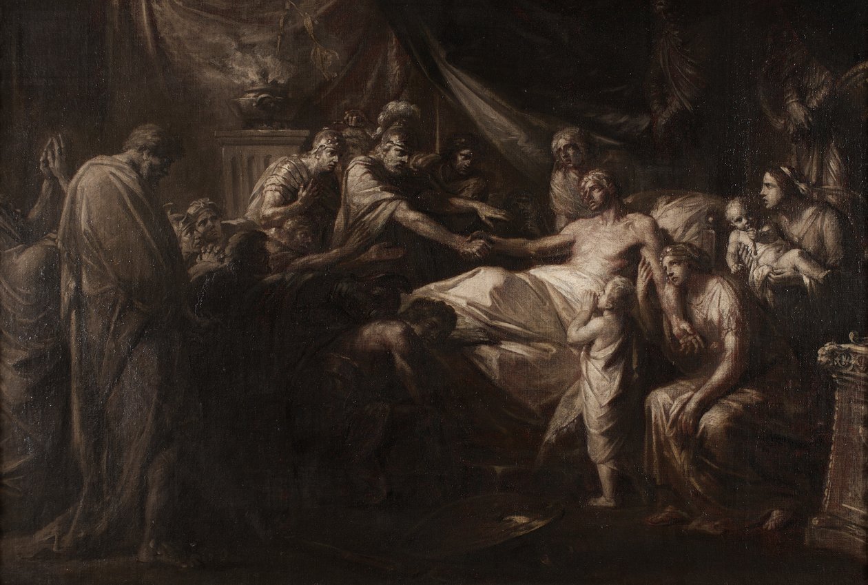 The Death of Germanicus by Friedrich Heinrich Fuger