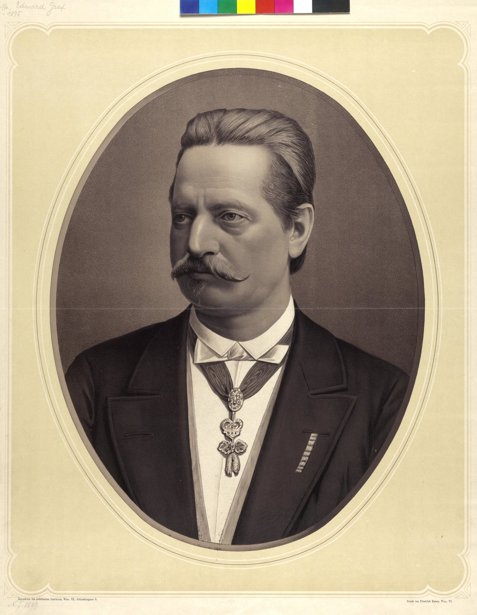 Eduard Count Taaffe by Friedrich Kaiser