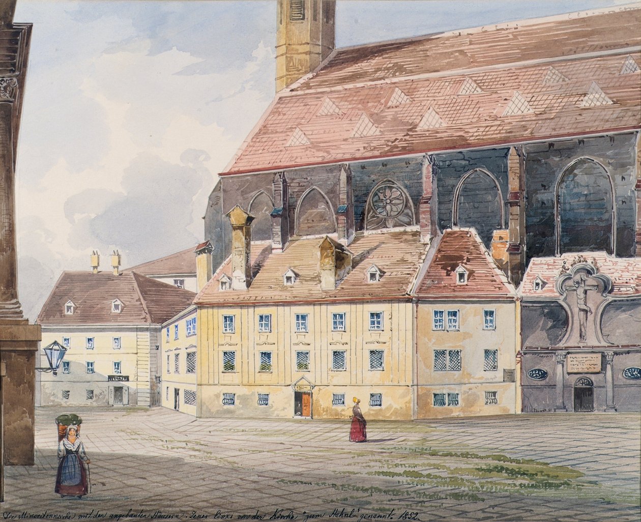 The Minorite Church in Vienna by Friedrich Leibold
