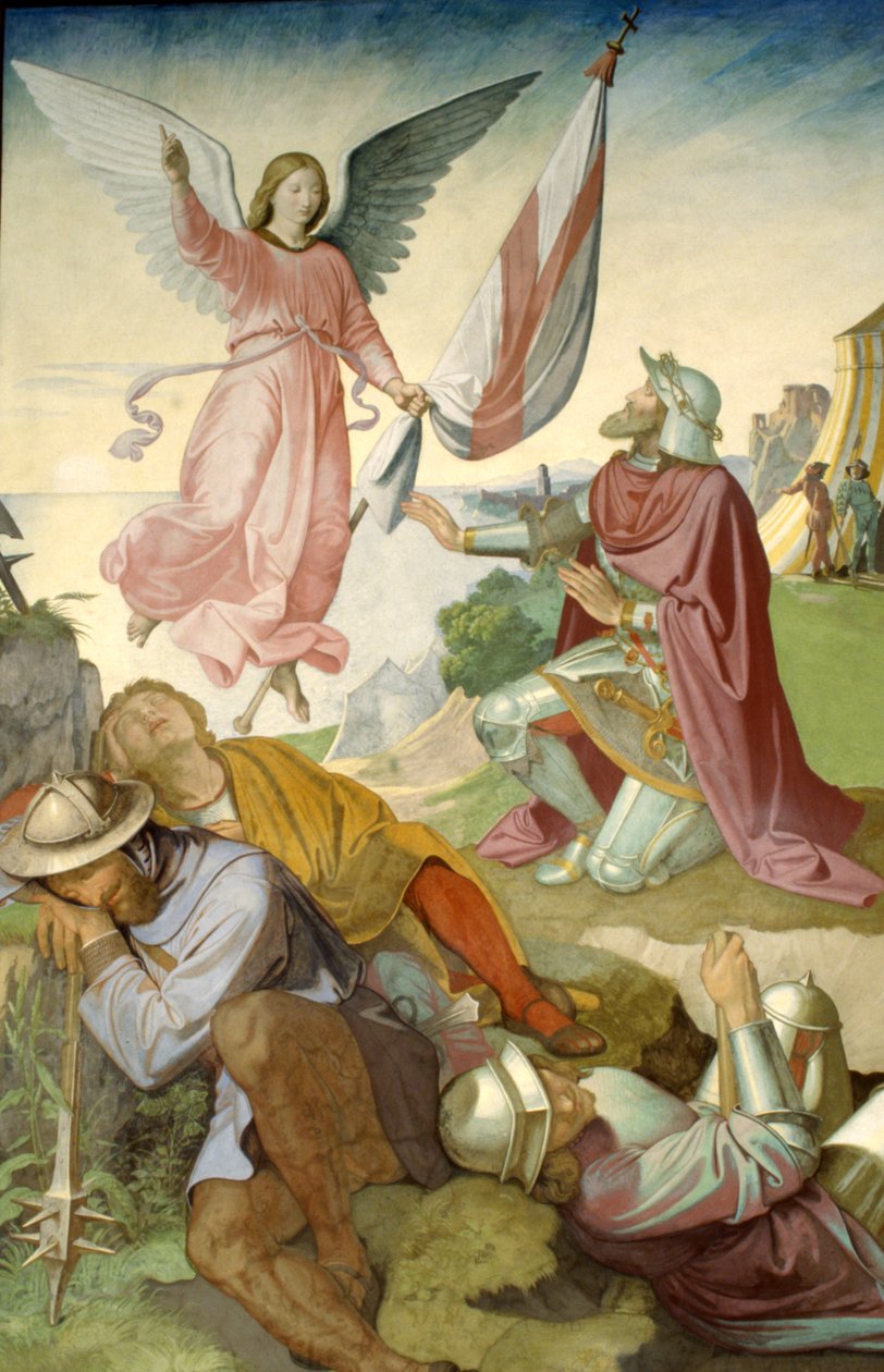 The Vision of Godfrey of Bouillon by Friedrich Overbeck