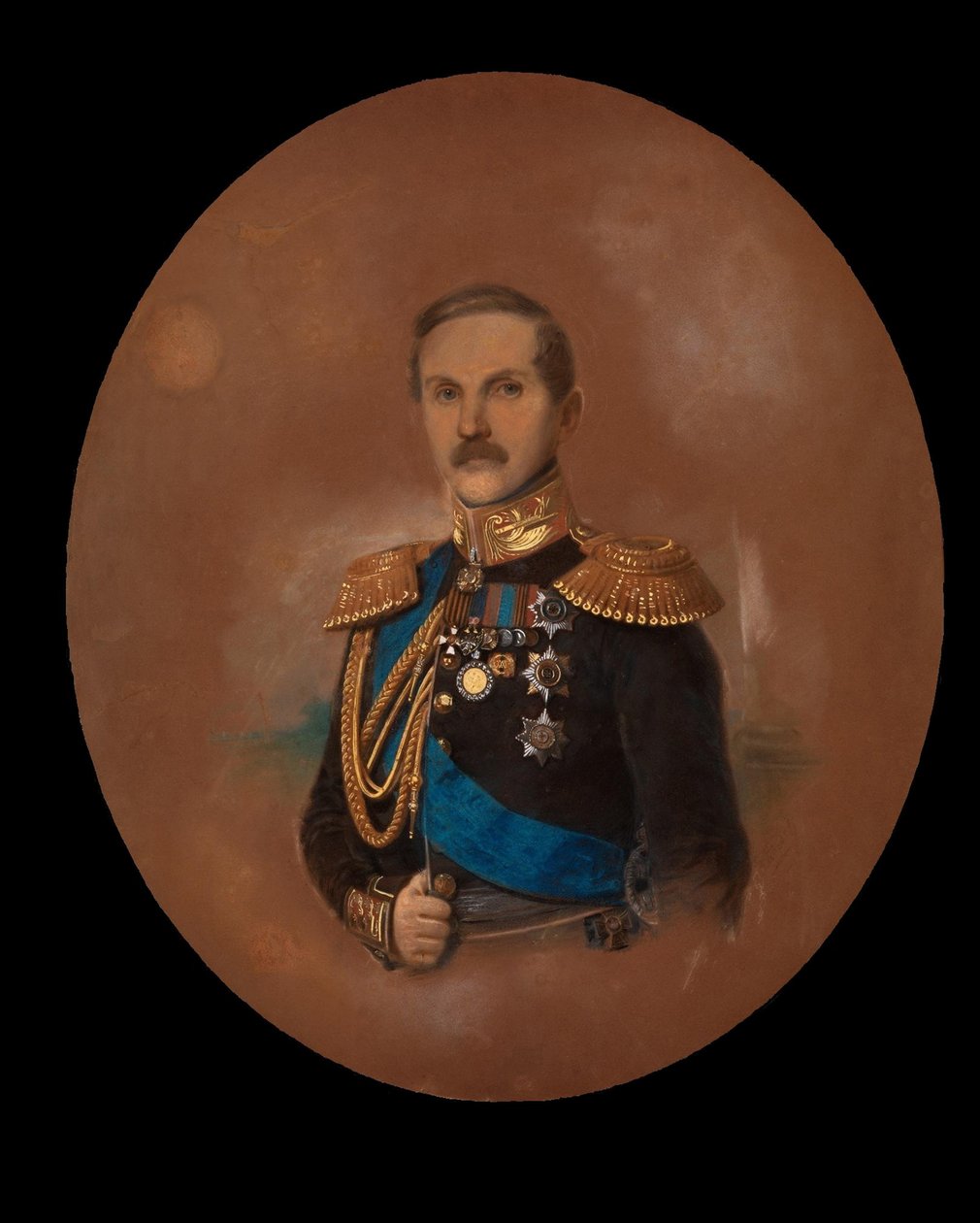 Portrait of Count Pyotr Kleinmichel 1793-1869 by Friedrich Randel