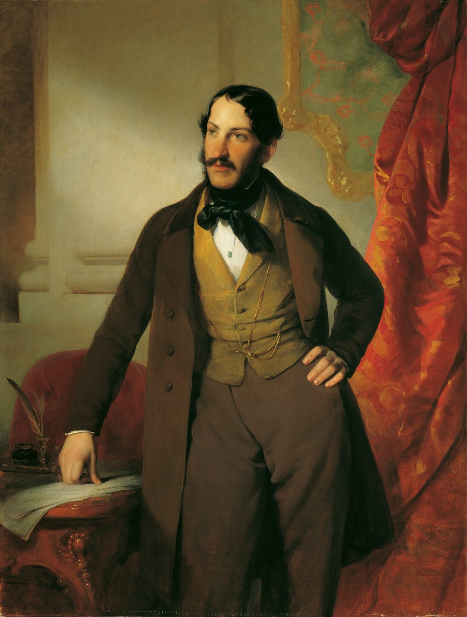 The Industrialist Maximilian Todesco by Friedrich von Amerling