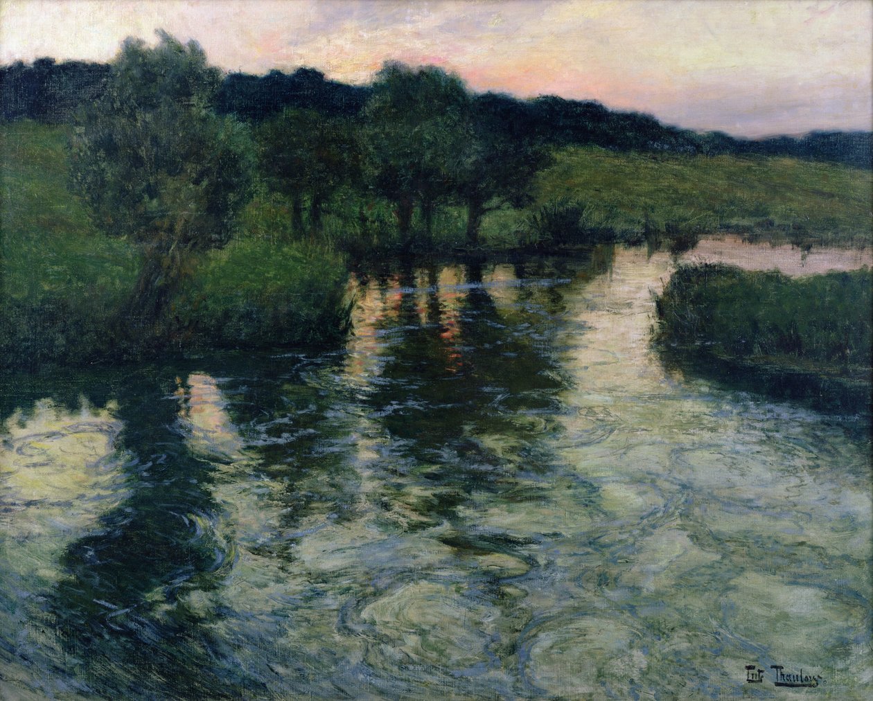 Landscape with a River by Frits Thaulow