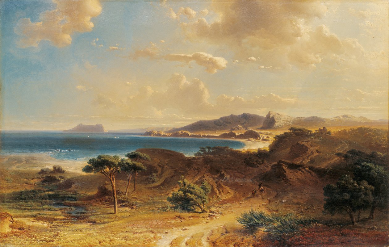 The Beach of Estepona by Fritz Bamberger