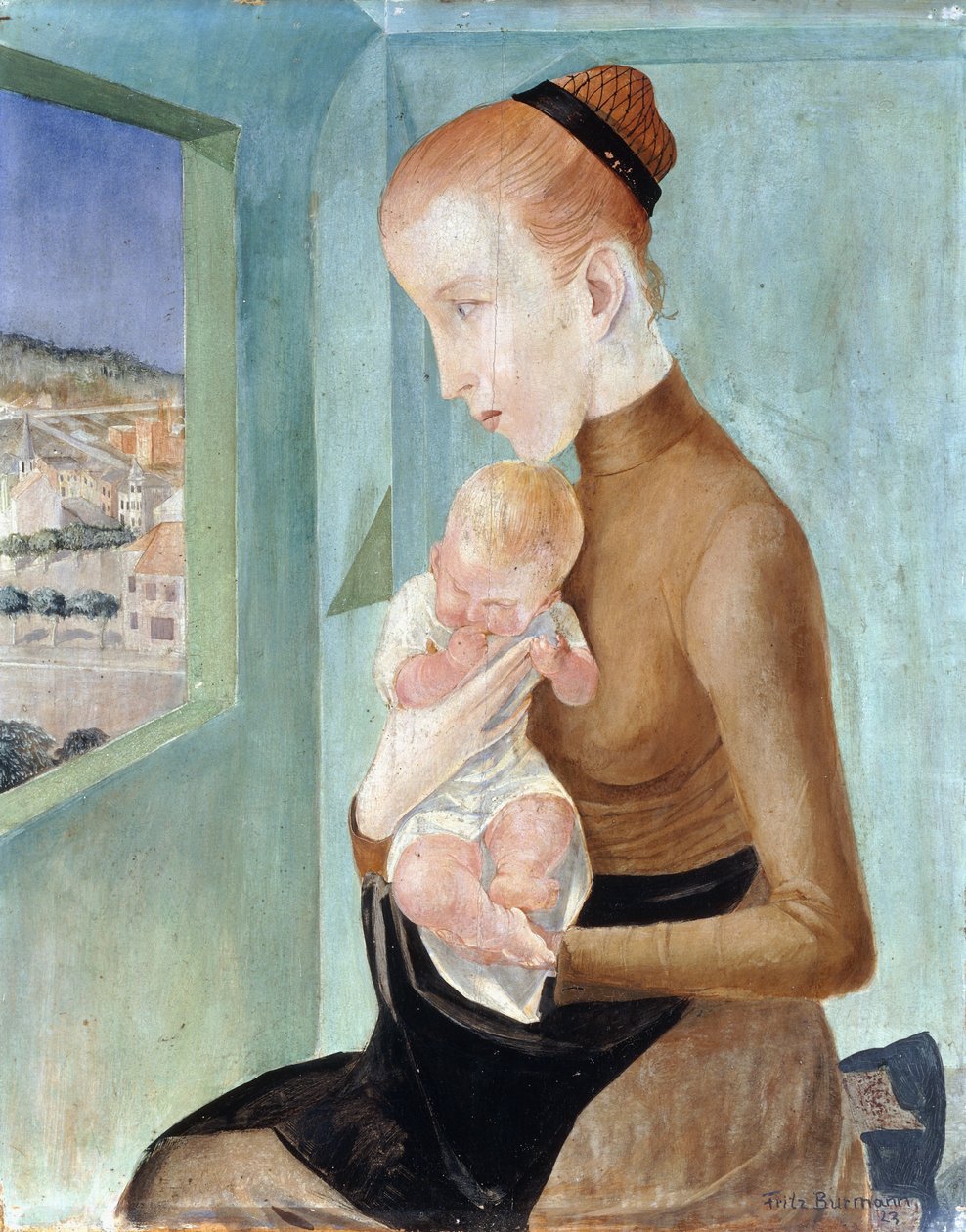 Mother and Child by Fritz Burmann