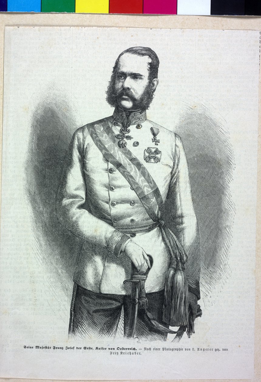 Emperor Franz Joseph I of Austria by Fritz Kriehuber