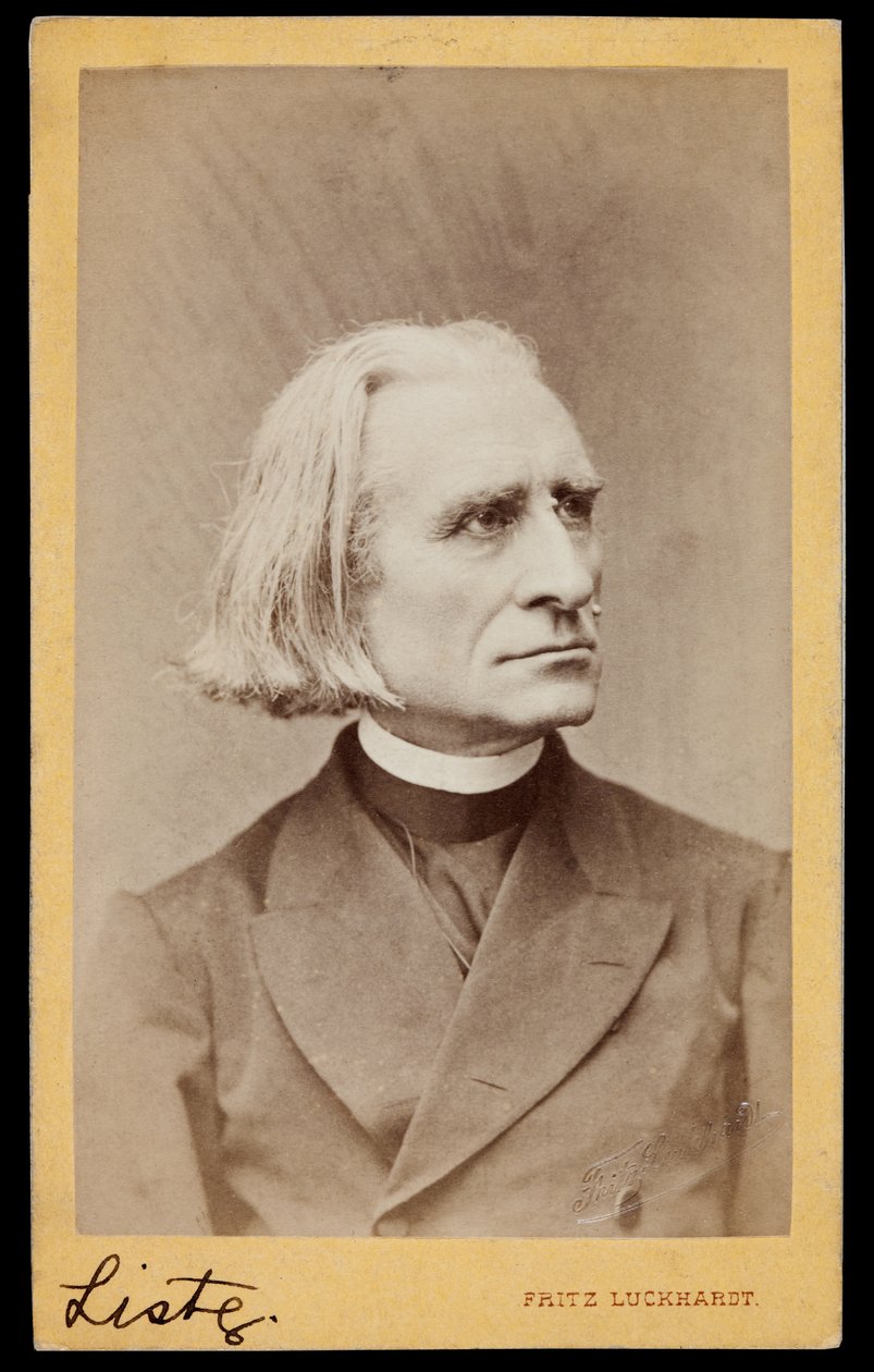 Portrait of Franz Liszt by Fritz Luckhardt