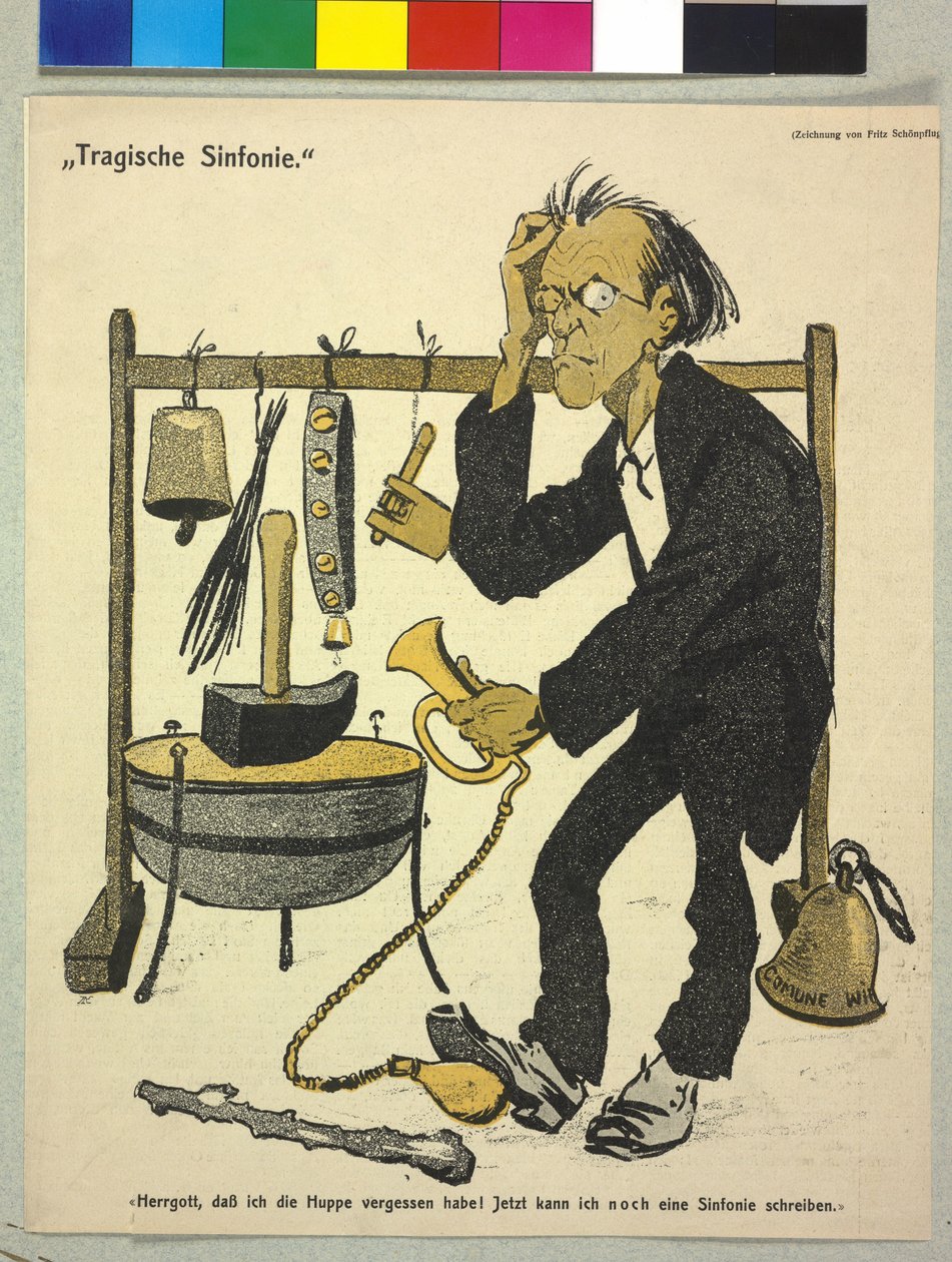 Gustav Mahler by Fritz Schonpflug