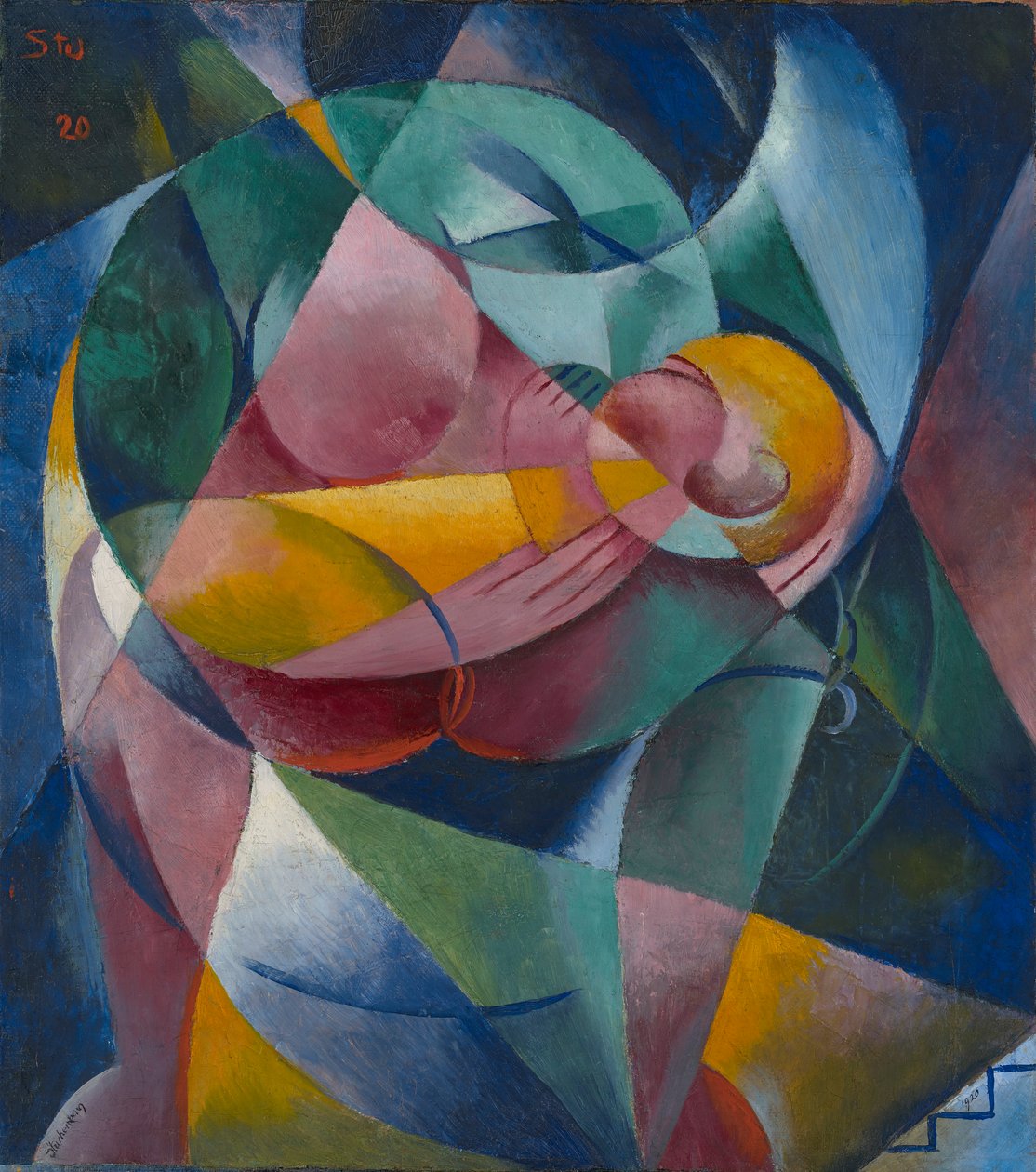 Mother and Child by Fritz Stuckenberg