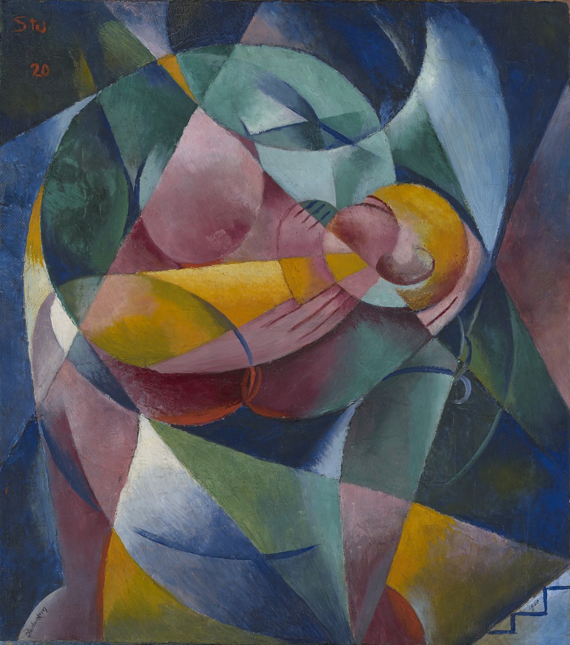 Mother and Child by Fritz Stuckenberg