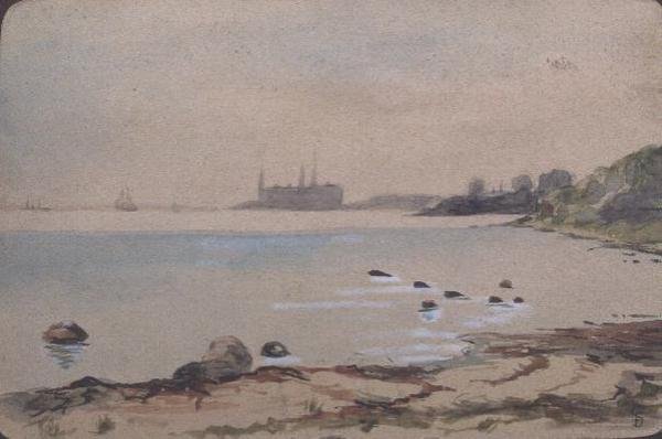 The Beach, Kronberg Helsinger by Fritz Syberg