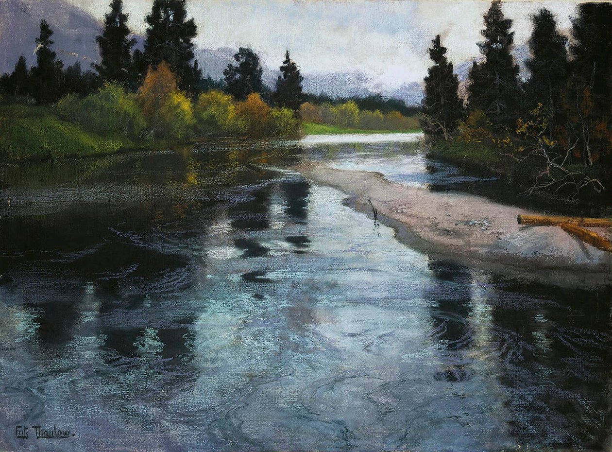 River by Fritz Thaulov