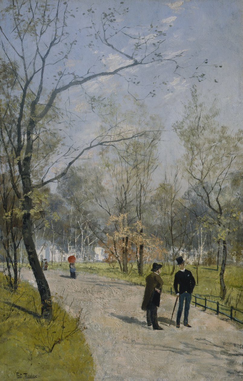 From the Royal Garden by Fritz Thaulow