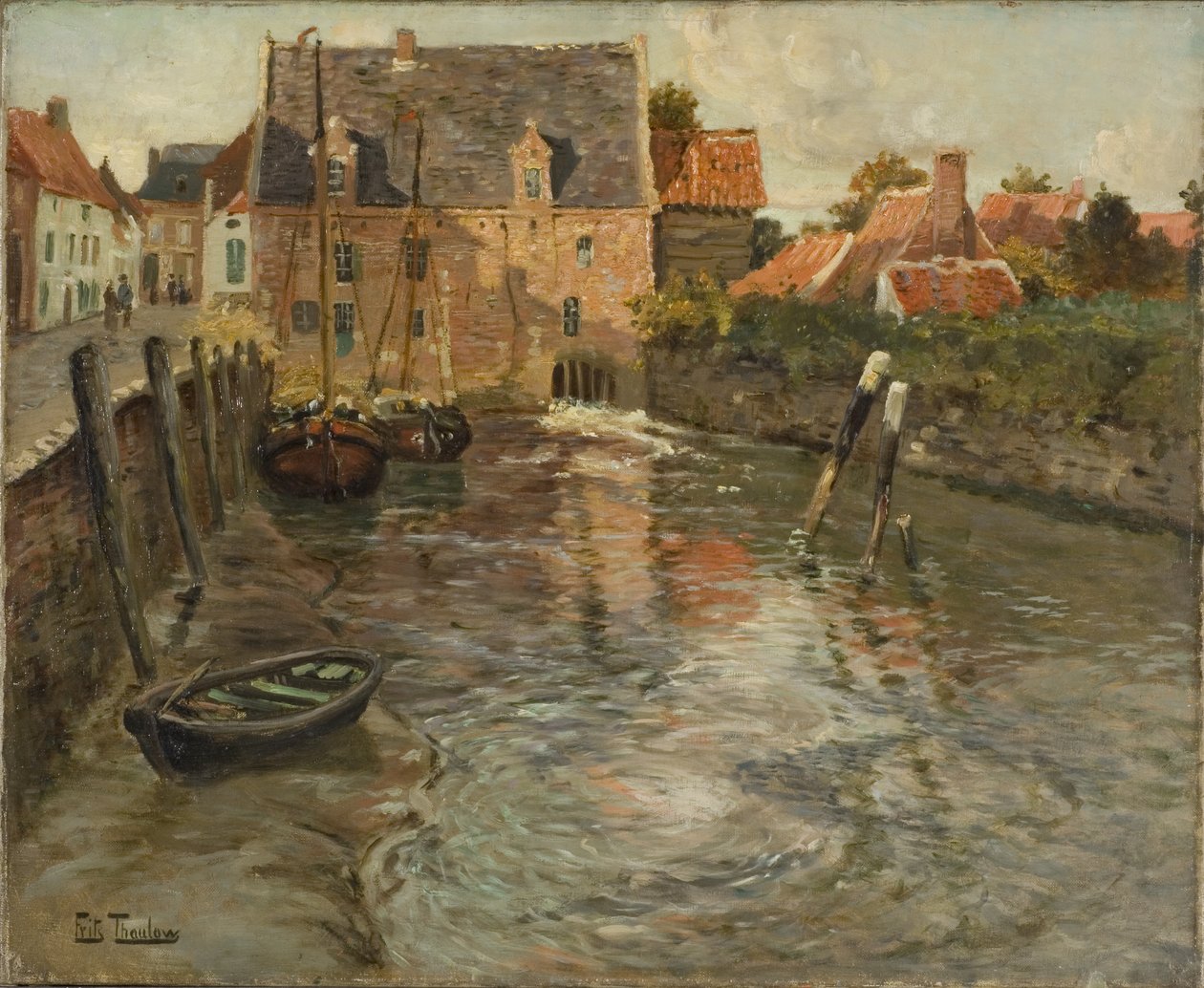 Low Water by Frits Thaulow