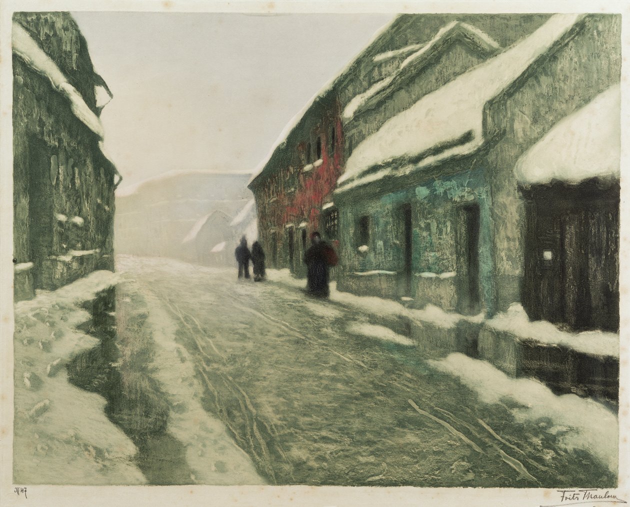 Thaw by Fritz Thaulow
