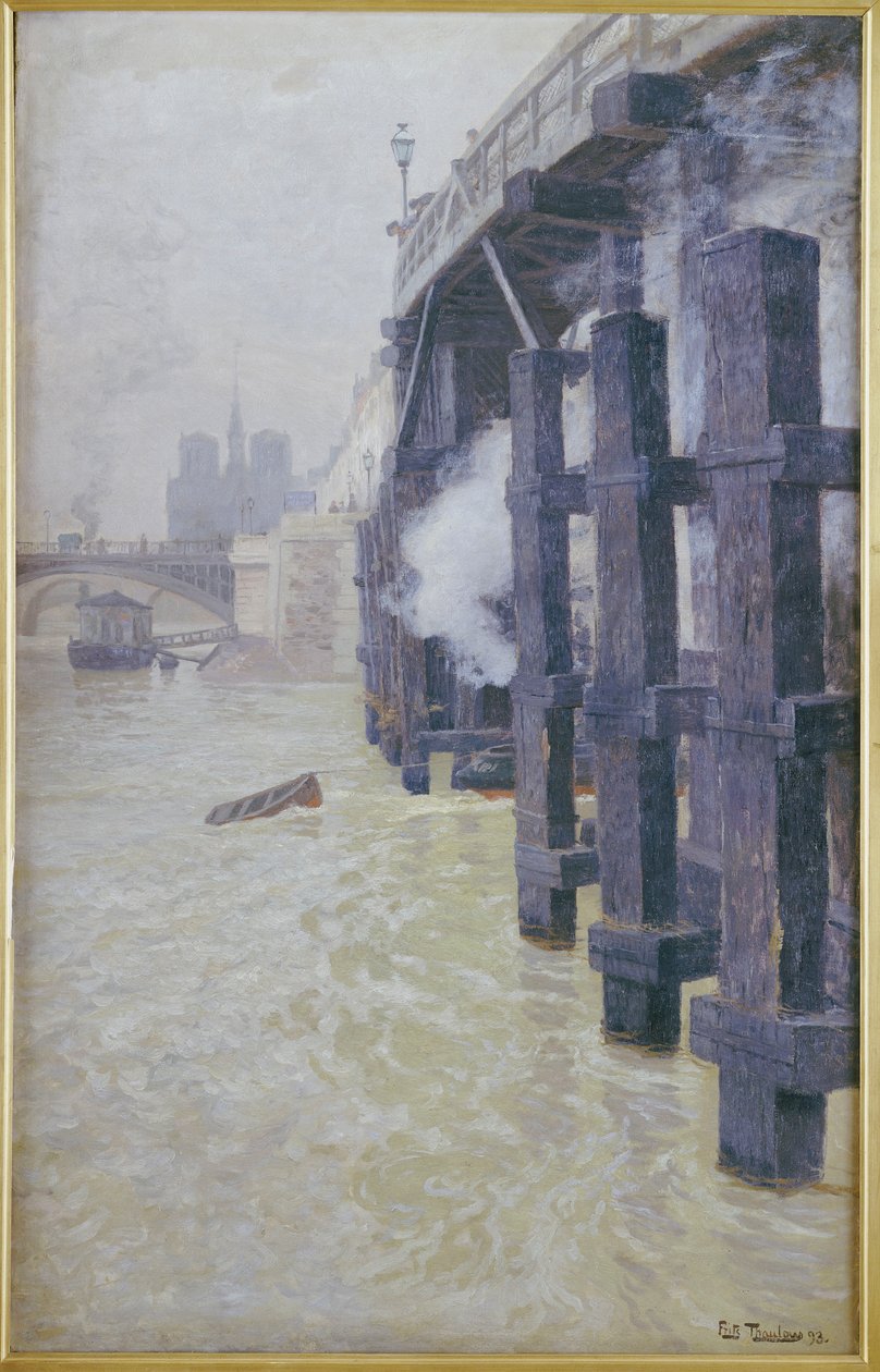 The Seine in December, 1893 by Frits Thaulow