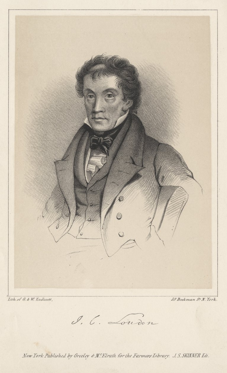 J.C. Loudon, 1846 by G. and W. Endicott