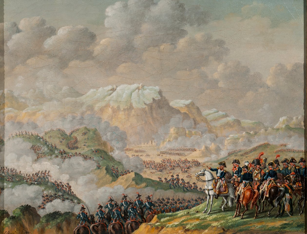 Battle of Rivoli, 13th January 1797 by G. Beaufort