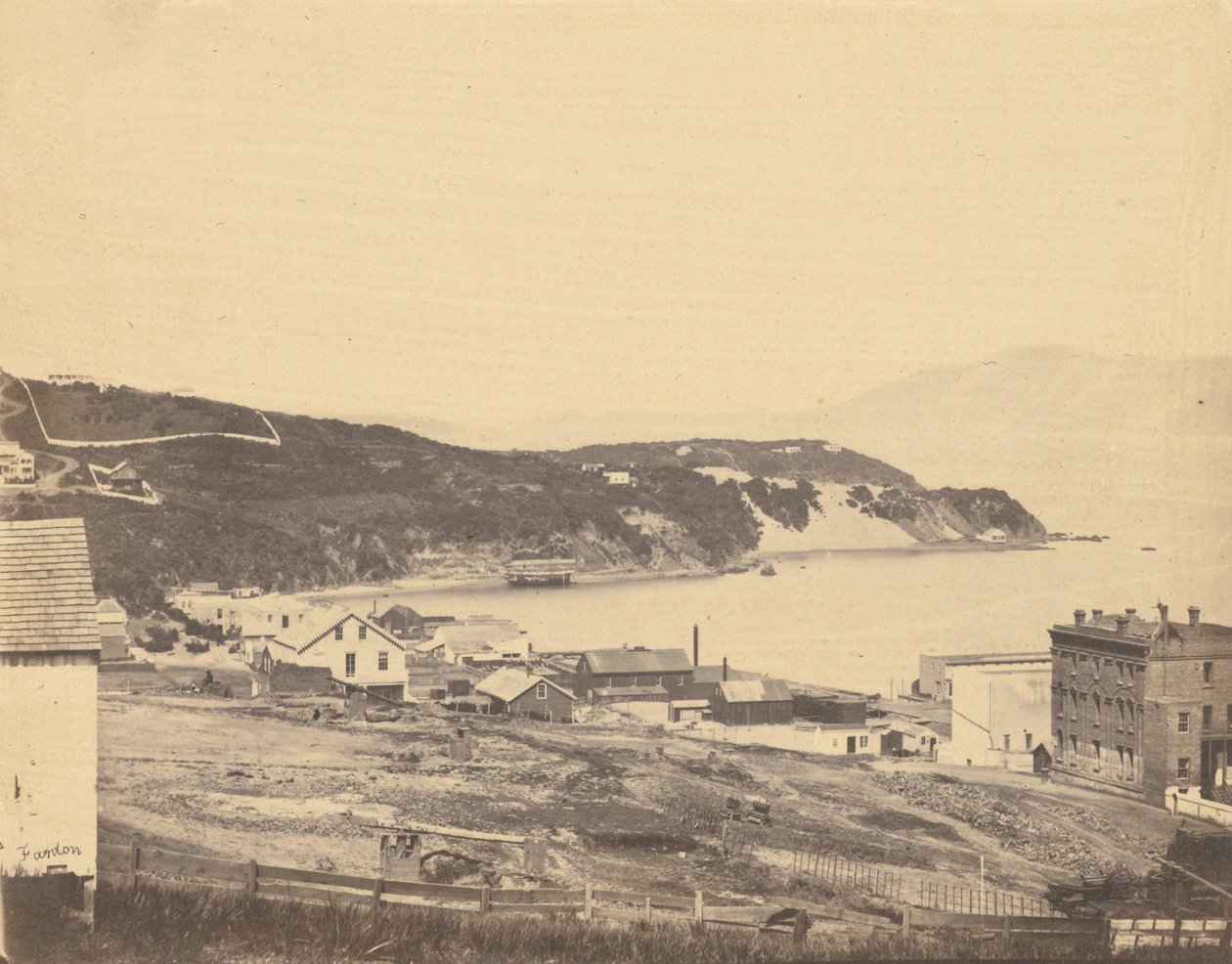 View of North Beach, from Telegraph Hill by G. R. Fardon