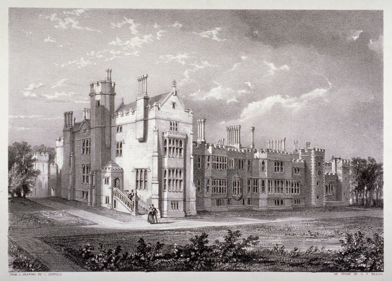 View of Lambeth Palace, London by GF Bragg
