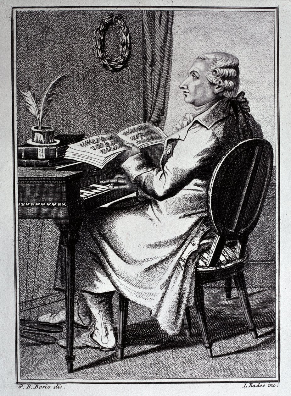 Portrait of Antonio Sacchini by G. B. Bosio